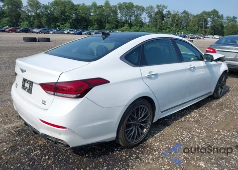 2018 Genesis G80 3.3T Sport from USA, damaged, VIN KMHGN4JB8JU244492